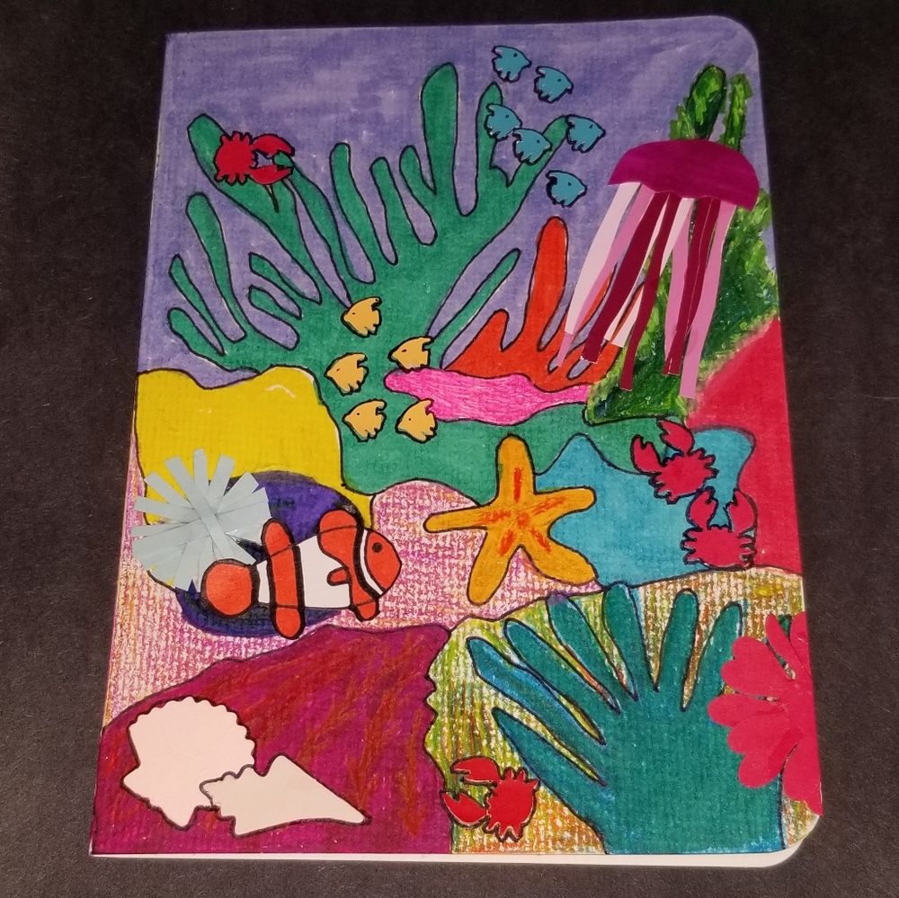 Ocean Scene Homemade Greeting Card